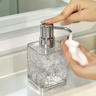 💦450 ML ขวดปั้ม ขวดปั้มของเหลว ขวดปั้มพลาสติกสีใส ใส่สบู่เหลว ใส่ยาสระผม ใส่โลชั้น