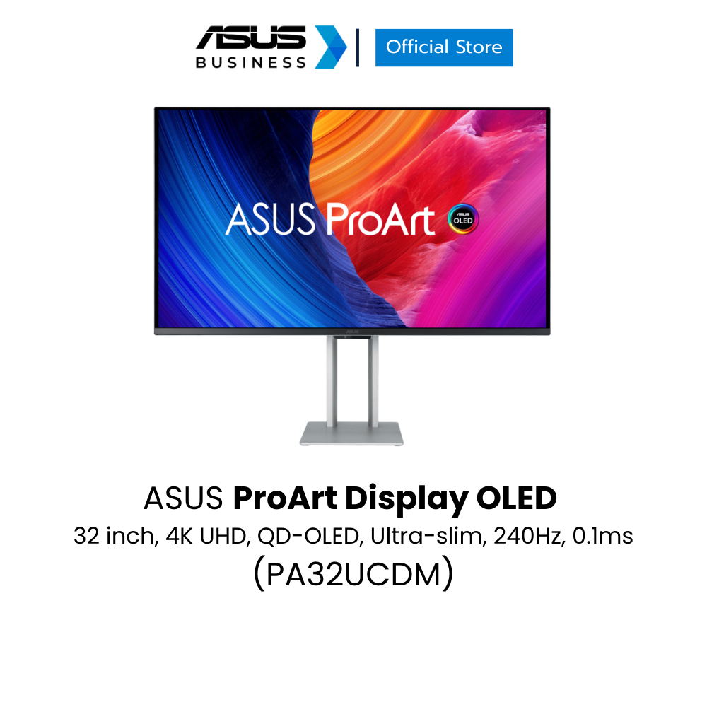 ASUS ProArt Display OLED PA32UCDM Professional Monitor 32 inch , 4K UHD, QD-OLED, Ultra-slim, 240Hz,