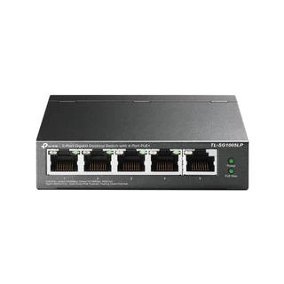 (TL-SG1005LP) 5-Port Gigabit Desktop Switch with 4-Port PoE+