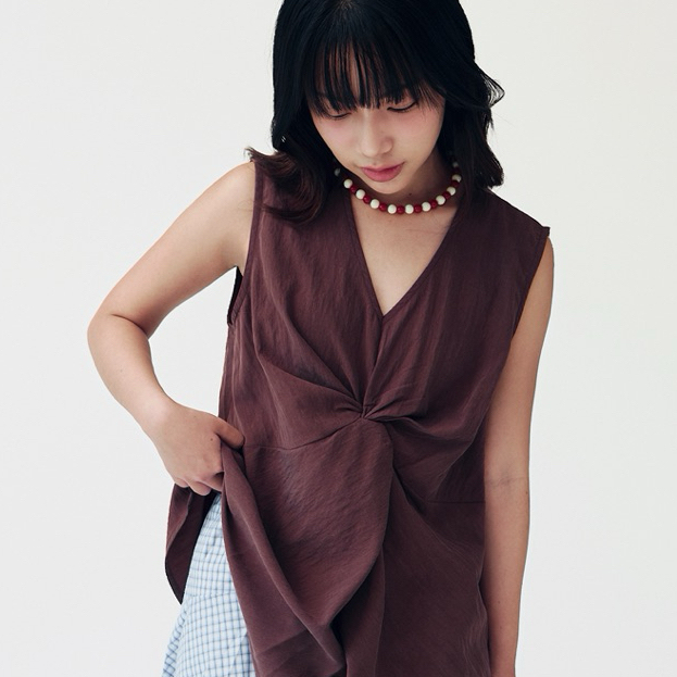Luna Twist Blouse by MAMIL