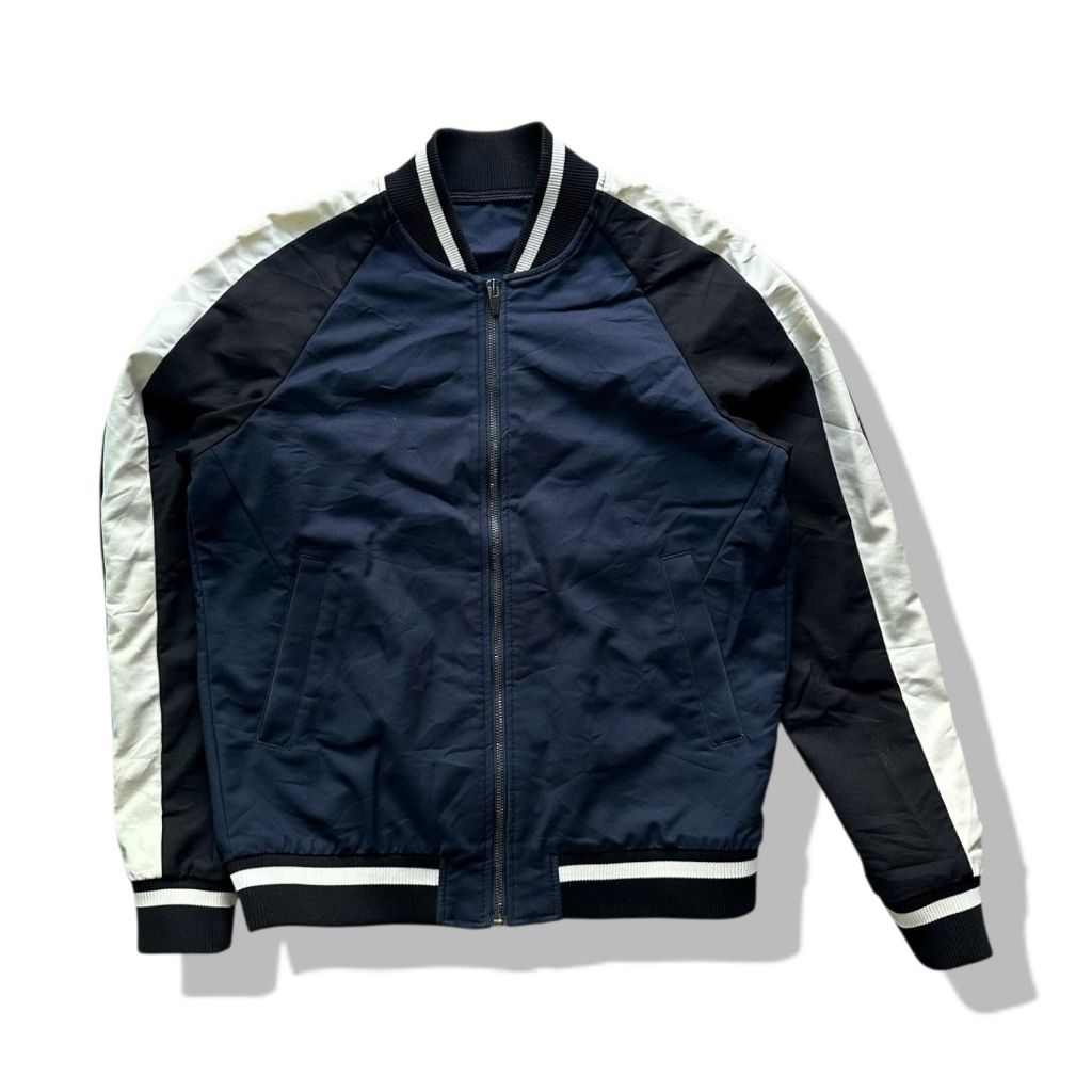 Mind Bridge Bomber Jacket มือสอง รอบอก 42”