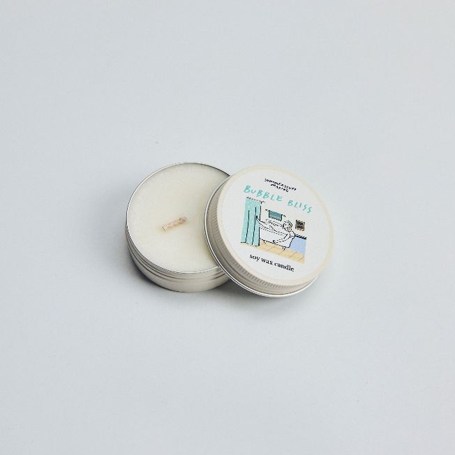 Summerstuff.marine - SOY WAX CANDLES กลิ่น BUBBLE BLISS (60 g) - เทียนหอมไขถั่วเหลือง