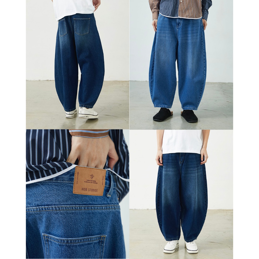 Balloon-Fit Jeans HOB STUDIOS ทักแชทรับโค้ดลดเพิ่ม