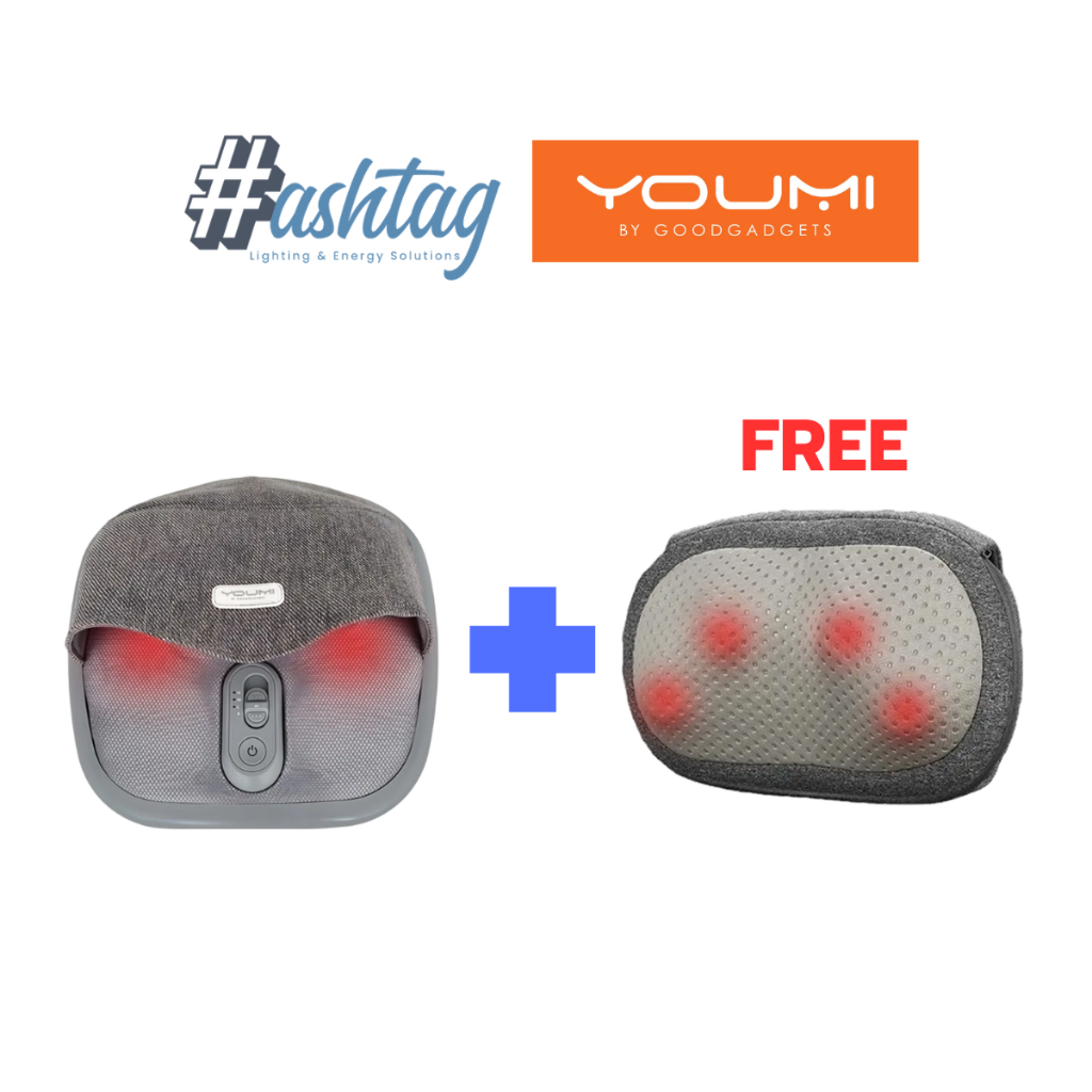 YOUMI  เครื่องนวดเท้า มี มอก.แท้  foot massager LF-ZJ007แถมฟรี หมอนนวดหลัง