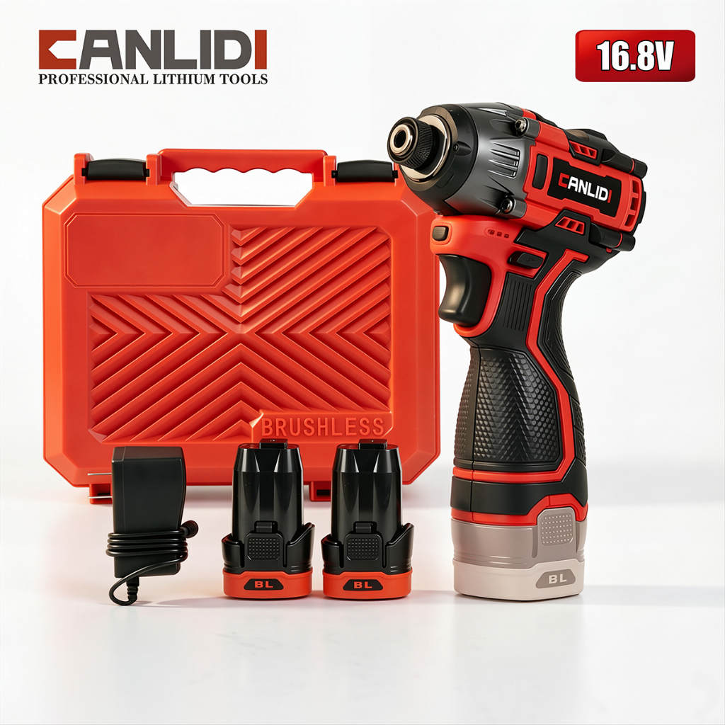 🔥CANLIDI🔥 16.8V CID-150-S Brushless สว่านไฟฟ้า 150NM มินิไขควงไร้สายสว่านแบตเตอรี่ลิเธียมไอออนสำหรับ