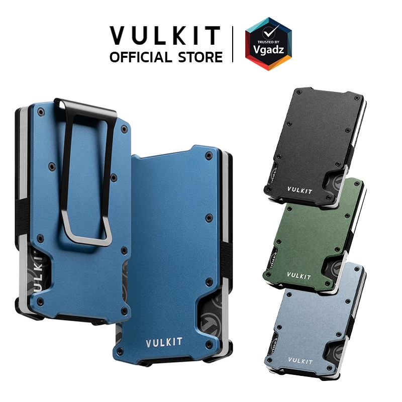 Vulkit กระเป๋าเก็บบัตร รุ่น Minimalist Slim Wallet with Money Clip (VCL400)