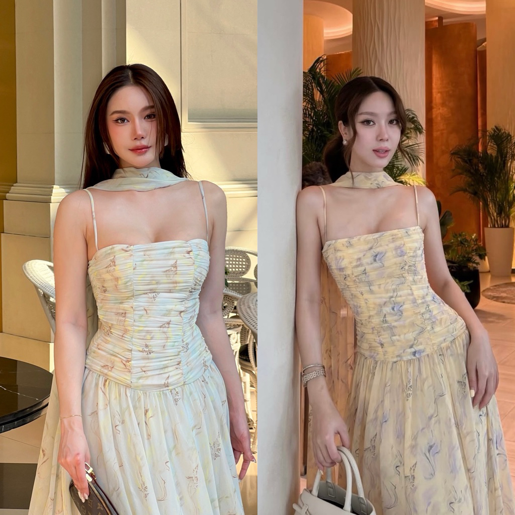 Dressfriends.bybf | Armor เดรสยาว ออกงาน จับจีบ กระโปรงพอง