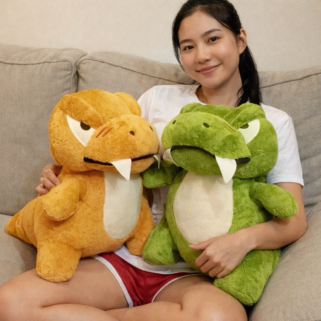 [พร้อมส่งจากโรงงาน🔥] ตุ๊กตาไดโนเสาร์ ไดโนเสาร์ก็อตซิลล่า ไดโนเสาร์หน้าโหด ไดโนเสาร์อ้วนหน้าดุ