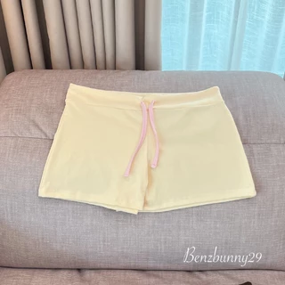 Benzbunny - กางเกงขาสั้น Summer ผ้ายูนิโคล่หนานิ่ม สายปรับได้ ผ้ายืดเยอะ #1048