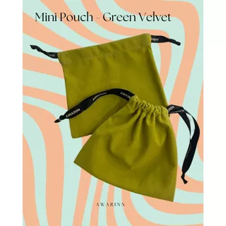 AWARINN mini pouch กระเป๋ารูดกำมะหยี่