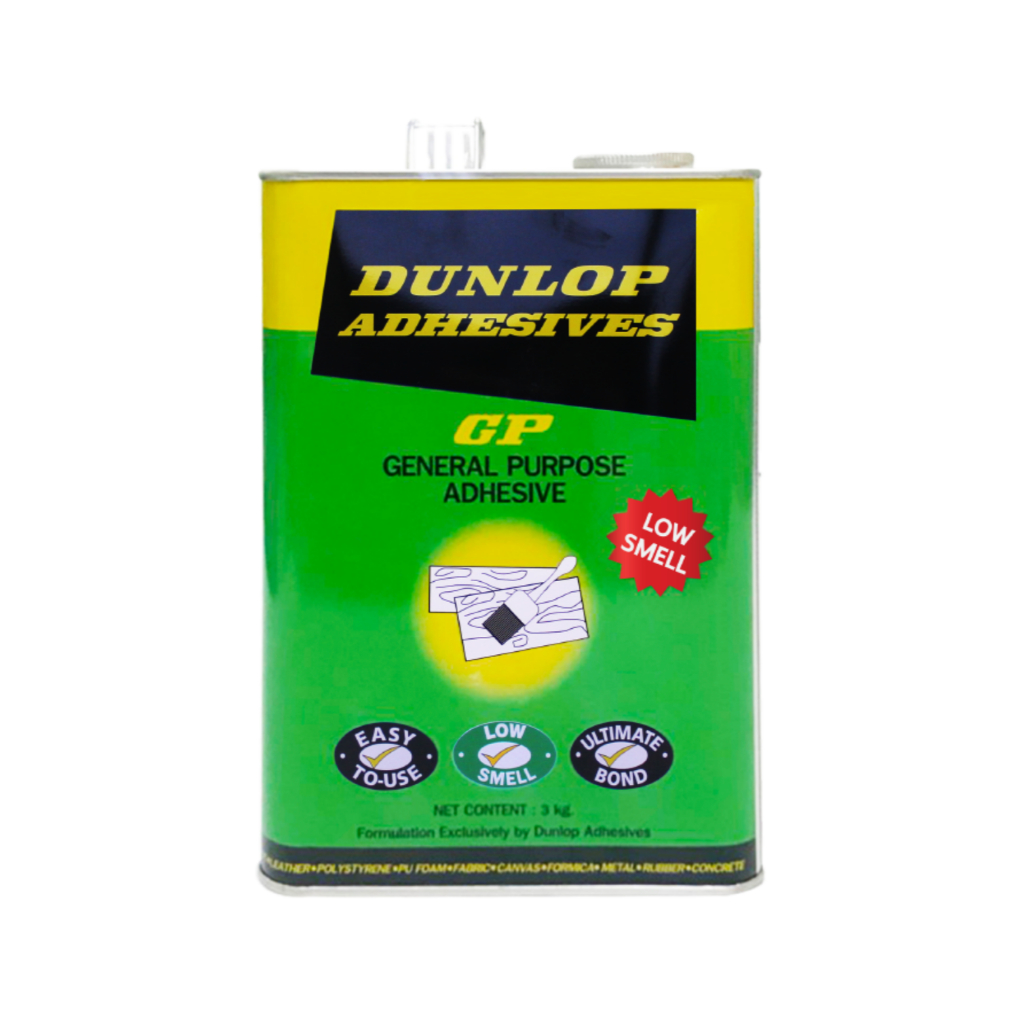 กาวยางดันลอป Dunlop สีแดงแกลลอน ขนาด3กก.
