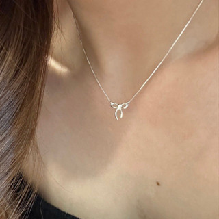 [ได้รับการรับรองเงินแท้] Suwann.na สร้อยคอ สร้อยคอเงินแท้ สร…