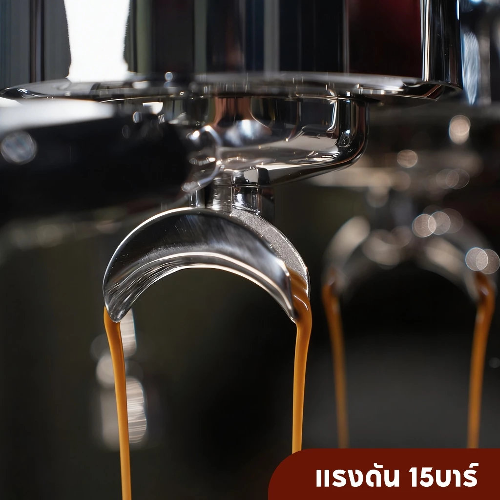 Duchess เครื่องชงกาแฟ 15 บาร์ รุ่น CM1250 เครื่องชงกาแฟสด ก้านชง 58mm ระบบ 2 หม้อต้ม (Dual Boiler) ปั๊ม ULKA อิตาลี thumbnail 9