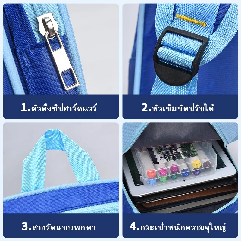 [11188] กระเป๋านักเรียนเด็ก 12 นิ้ว ลายน่ารัก น้ำหนักเบา ใส่สบาย สำหรับเตรียมอนุบาล รุ่นขายดี พร้อมส่งจากไทย thumbnail 5