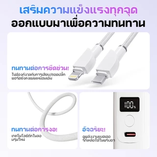 [CCC]Handin mini powerbank 20000mah ชาร์จเร็ว Pocket Cube PD35W กรัมสายเคเบิล LN ในตัวและปลั๊ก Type-C ไร้สายเคเบิล