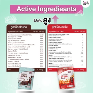 Soulmate Protein Hydrolyzed โซลเมท โปรตีน ไฮโดรไลซ์ | โปรตีนพืชผสมไข่ขาว [400 G]