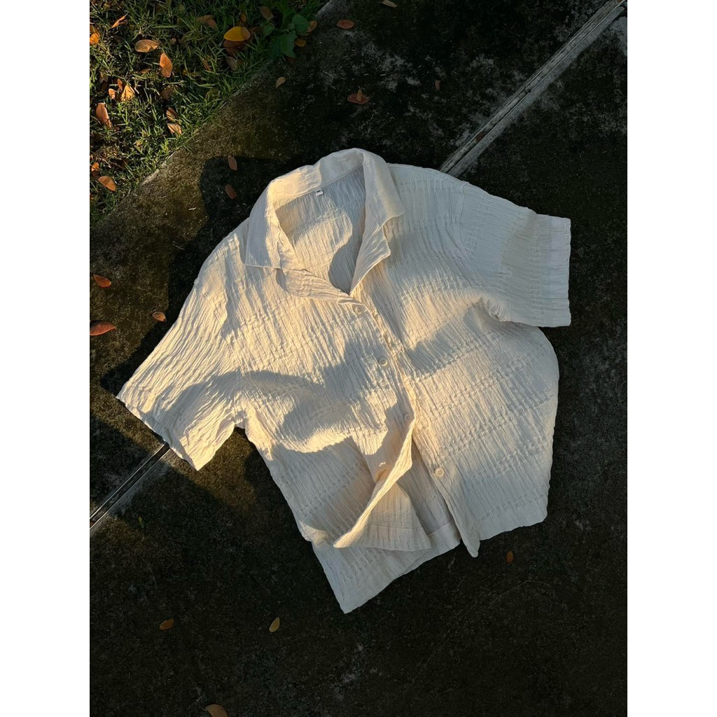 Thedyed.co- เสื้อเชิ้ตแขนสั้นผ้าฝ้าย