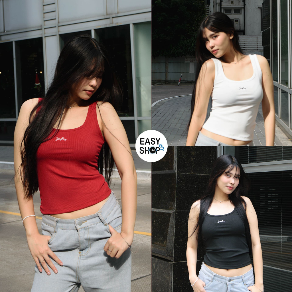 [พร้อมส่ง]Soft Tank เสื้อกล้ามมินิมอล 10 สี ผ้านุ่มพิเศษ เสื้อแขนกุดคอเว้า ทรงสวยกระชับหุ่น แฟชั่นผู้หญิง Basic Look Sof