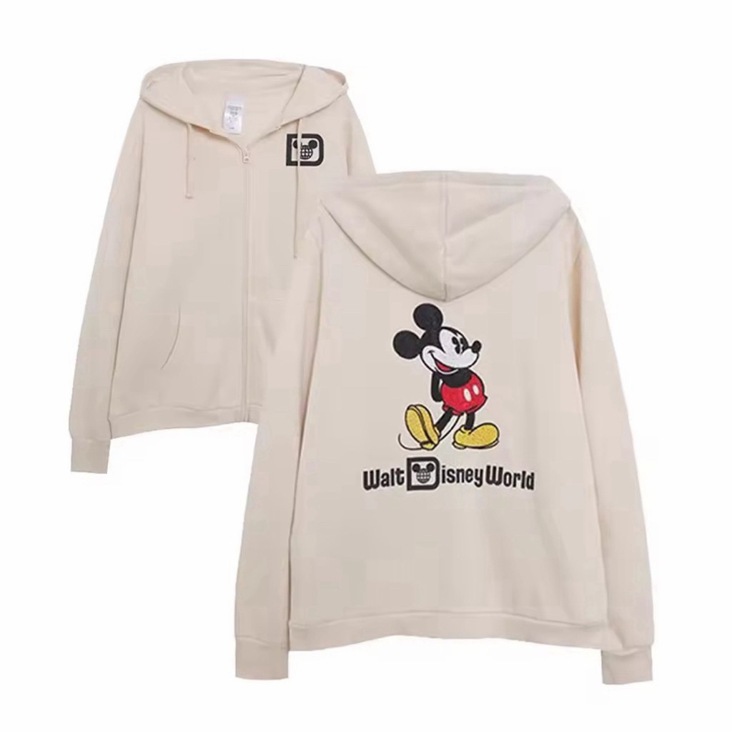 MICKEY  MINNIE  blink blink DISNEY hooddie  (TS468) ♣️เสื้อฮู้ด มิคกี้& มินนี่ ติดเพชร blink blink 💋งาน Disney