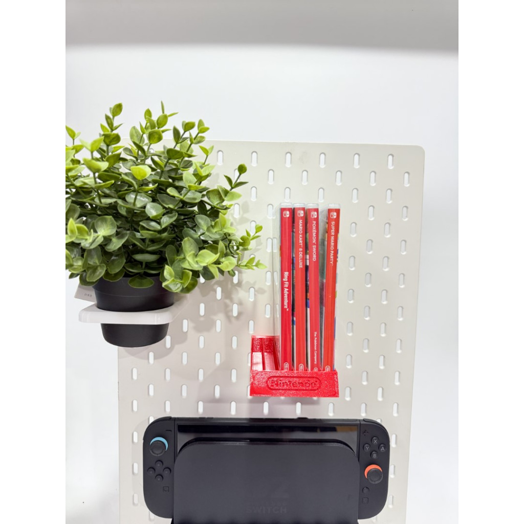 IKEA SKADIS ที่วางกล่องเกม Switch 6 ช่อง อุปกรณ์เสริม ของแต่ง 3D Print