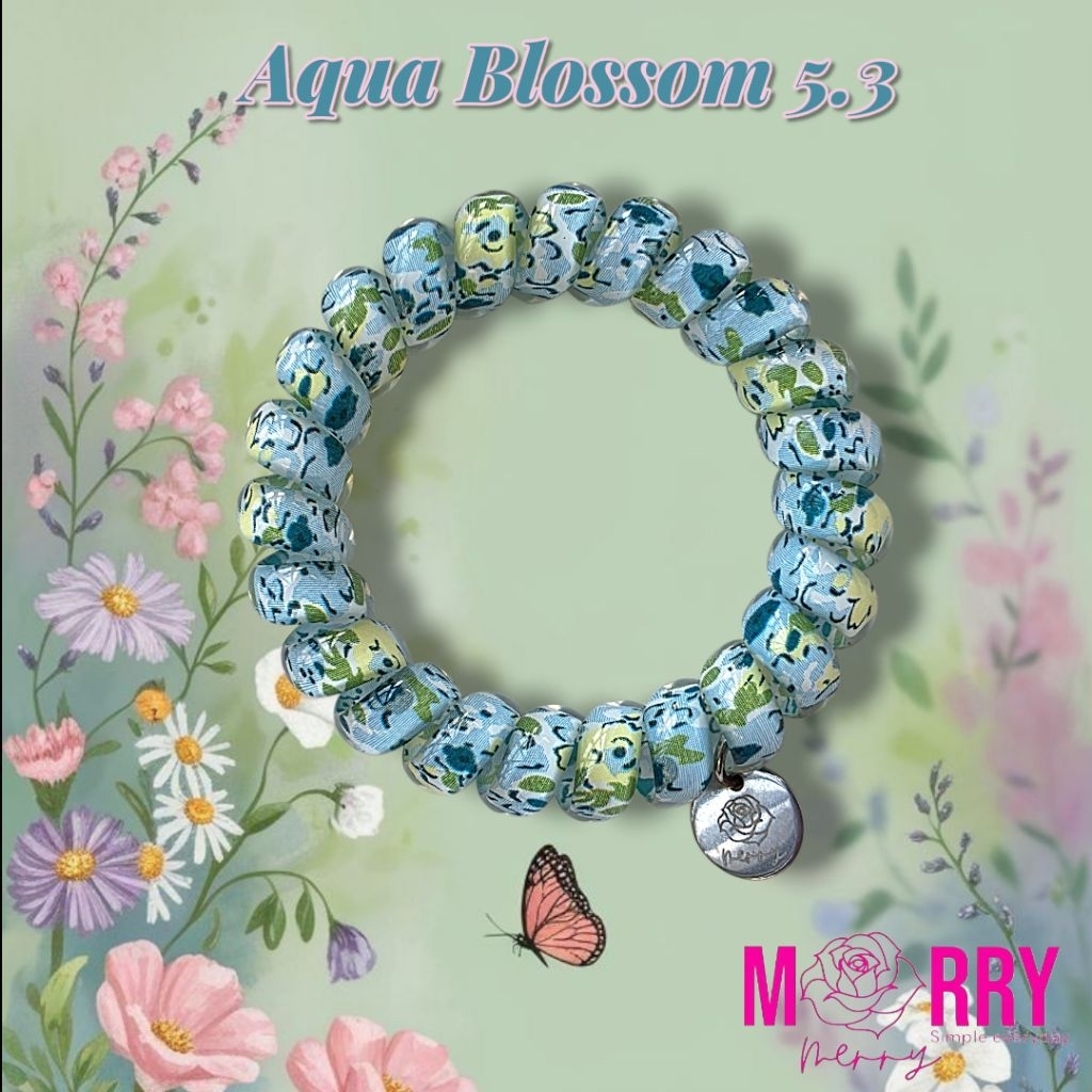 ยางรัดผม Merry merry รุ่น Aqua Blossom : 5.3