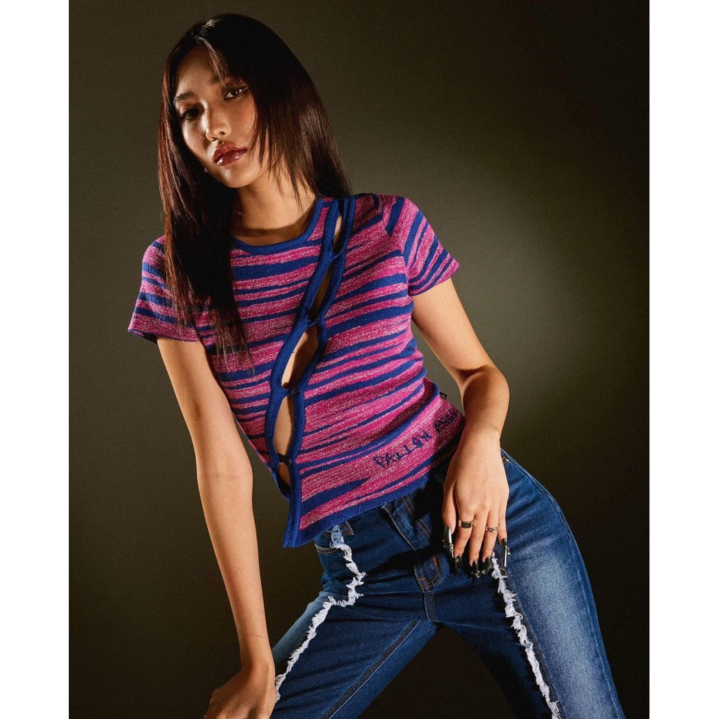 Fallen Angels เสื้อไหมแขนสั้นรุ่น Layla