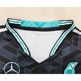 เสื้อF1 เสื้อฟอร์มูล่าวันคอกลมแขนสั้น ทีม ปิโตรนาส #FM0193 พิมพ์ทั้งตัว ไซส์ S-5XL