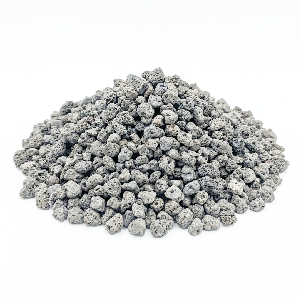 LV01 - หินภูเขาไฟ ถุง 500 กรัม เบอร์ 01 พัมมิส (Pumice) หินภูเขาไฟนำเข้า จากอินโดนิเซีย วัสดุกรอง หินโรยหน้า วัสดุปลูก