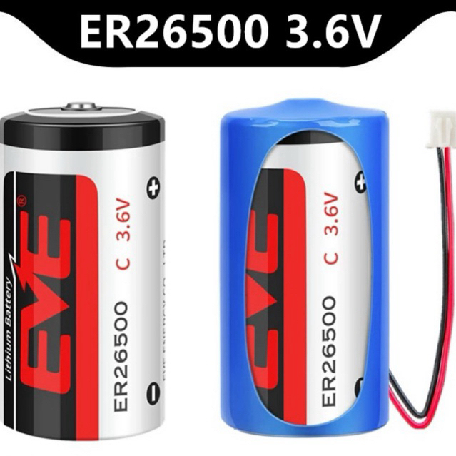 EVE ER26500 3.6V และแบตเตอรี่ลิเธียม lithium
