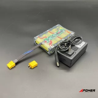 แบตลิเธียม Li-ion 5S 18V-21V 5000mA 21700 แบตลําโพงบลูทูธ หรืองานDIY มีBMSป้องกัน(หุ้มฟิล์มใส)+ พร้อมที่ชาร์จ 21V 1A