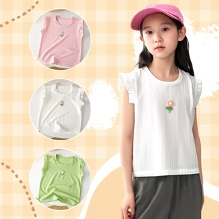 สินค้ามีในสต็อก! เสื้อแขนยาวเด็กหญิง สไตล์เกาหลี ประดับโบว์ นุ่มนวลไม่ขนรังสี เสื้อเด็กหลายสไตล์