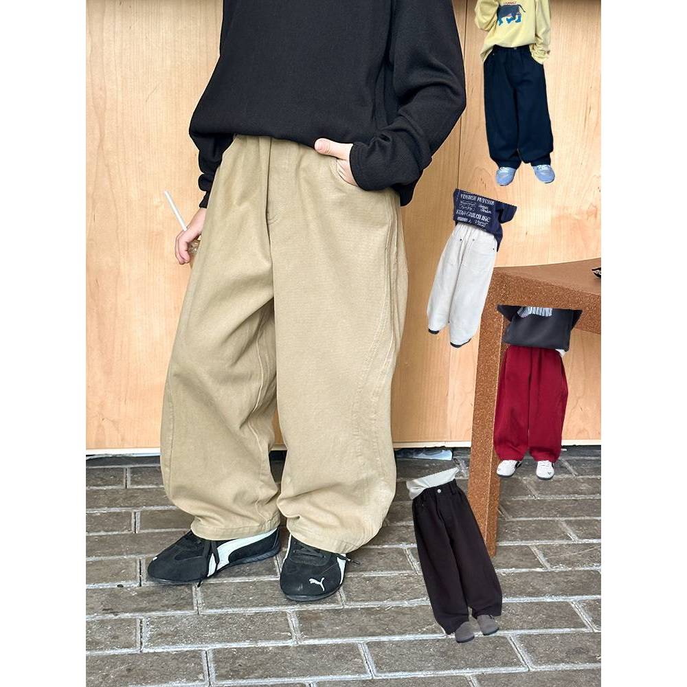 🛒พร้อมส่ง ☑️กางเกงขายาวเด็ก