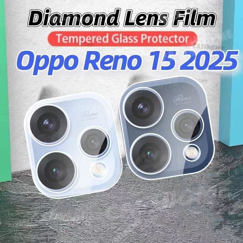 ฟิล์มกระจกกันรอย เลนส์กล้อง เต็มเลนส์ สำหรับ Oppo Reno15 Reno15Pro Max Reno15F