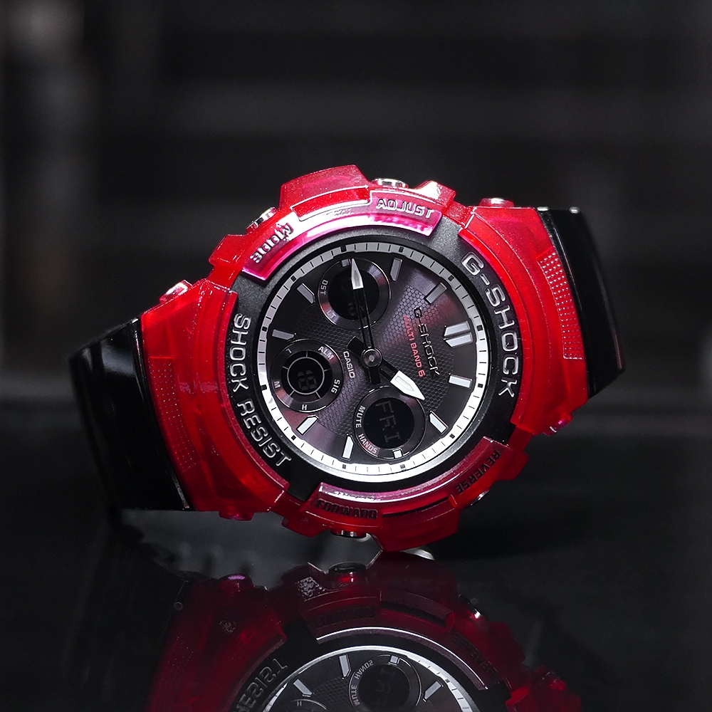 Casio G-Shock นาฬิกาข้อมือv รุ่น AWG-M100 (AWG-M100SF-2A,AWG-M100SGA-7A,AWG-M100SRB-4A)