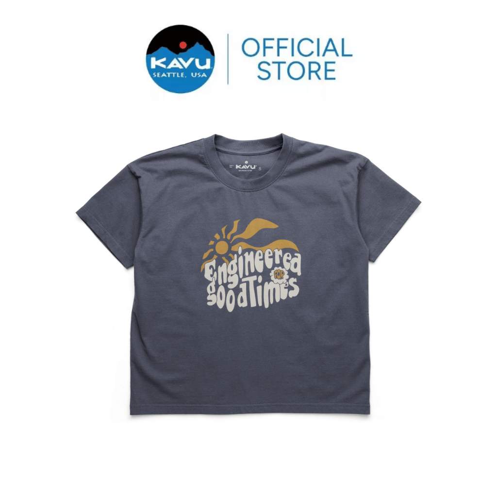 [15.4 โค้ด KAVUMM ลด500.-] [ New Arrival ] KAVU Salt Beach T-Shirt เสื้อยืดแขนสั้นทรงหลวม