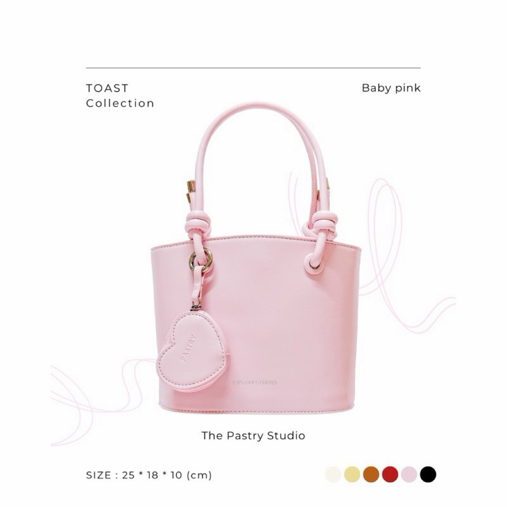 TOAST collection กระเป๋าทรงถัง สายสามารถปรับได้ - The pastry studio