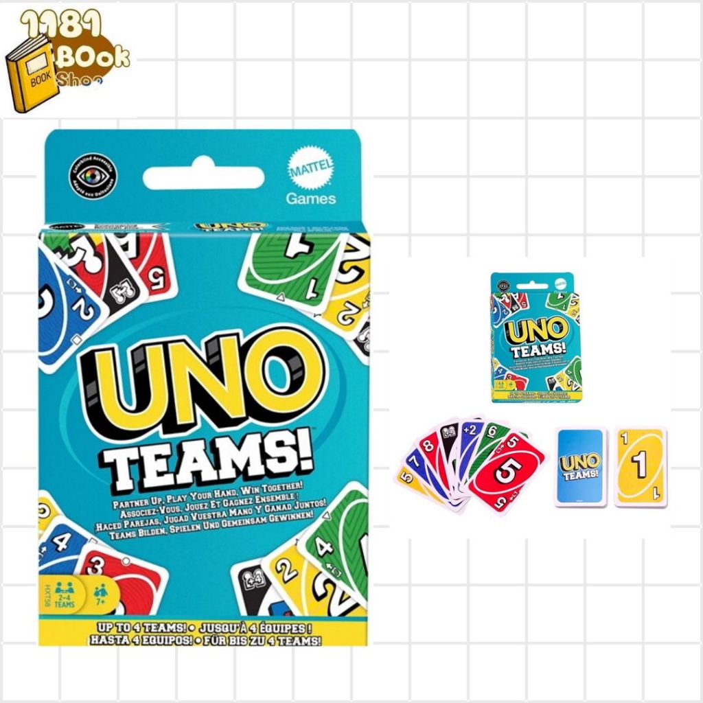 พร้อมส่ง UNO TEAMS เกมการ์ด อูโน่ทีม HXT58