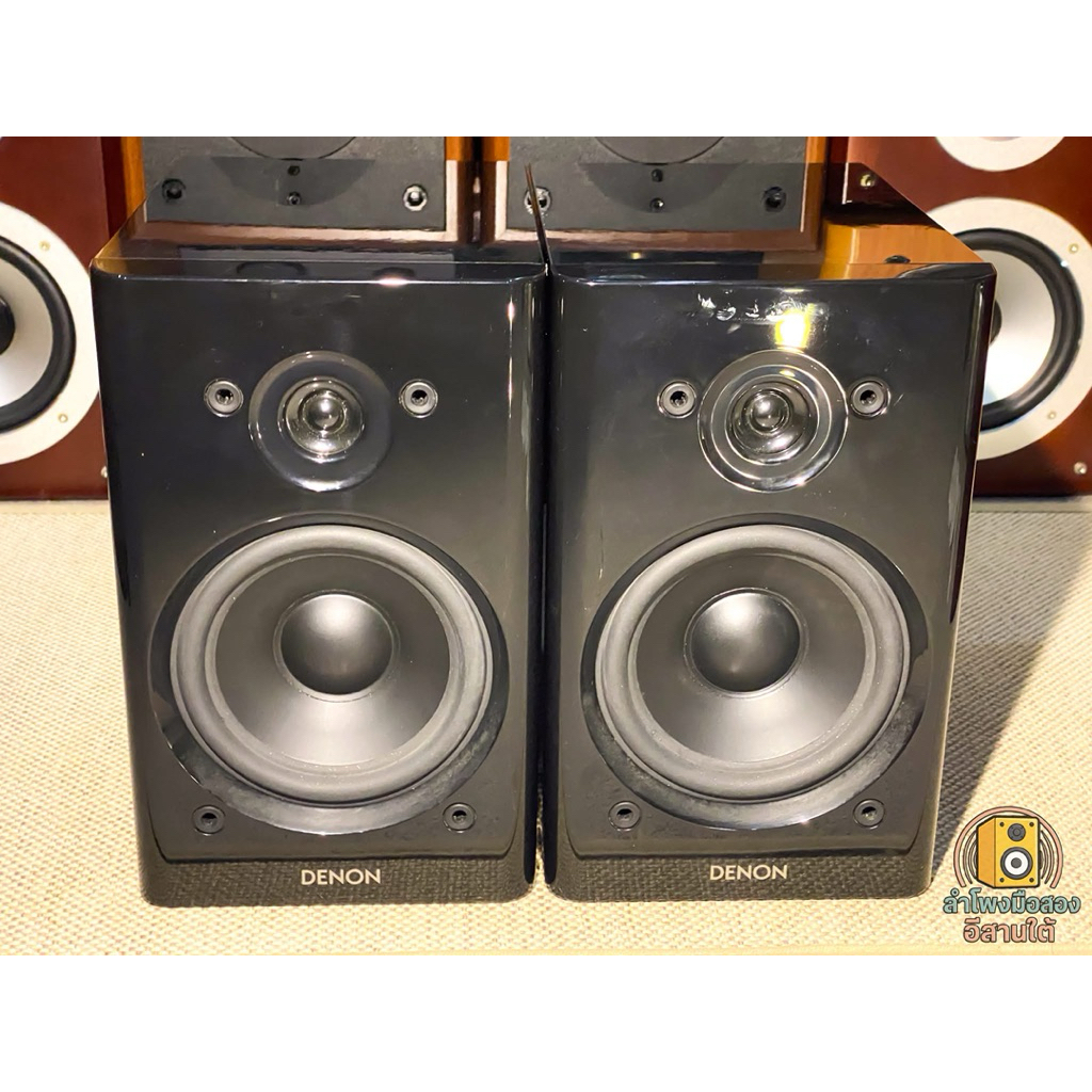 ลำโพงมือสองDenon SCN8 สีPiano Black