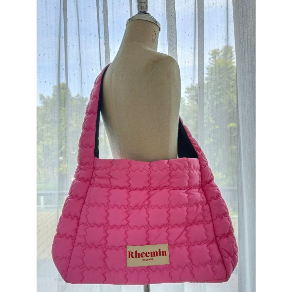 Biscuit Quilted Big Nugget Tote Bag - Pink