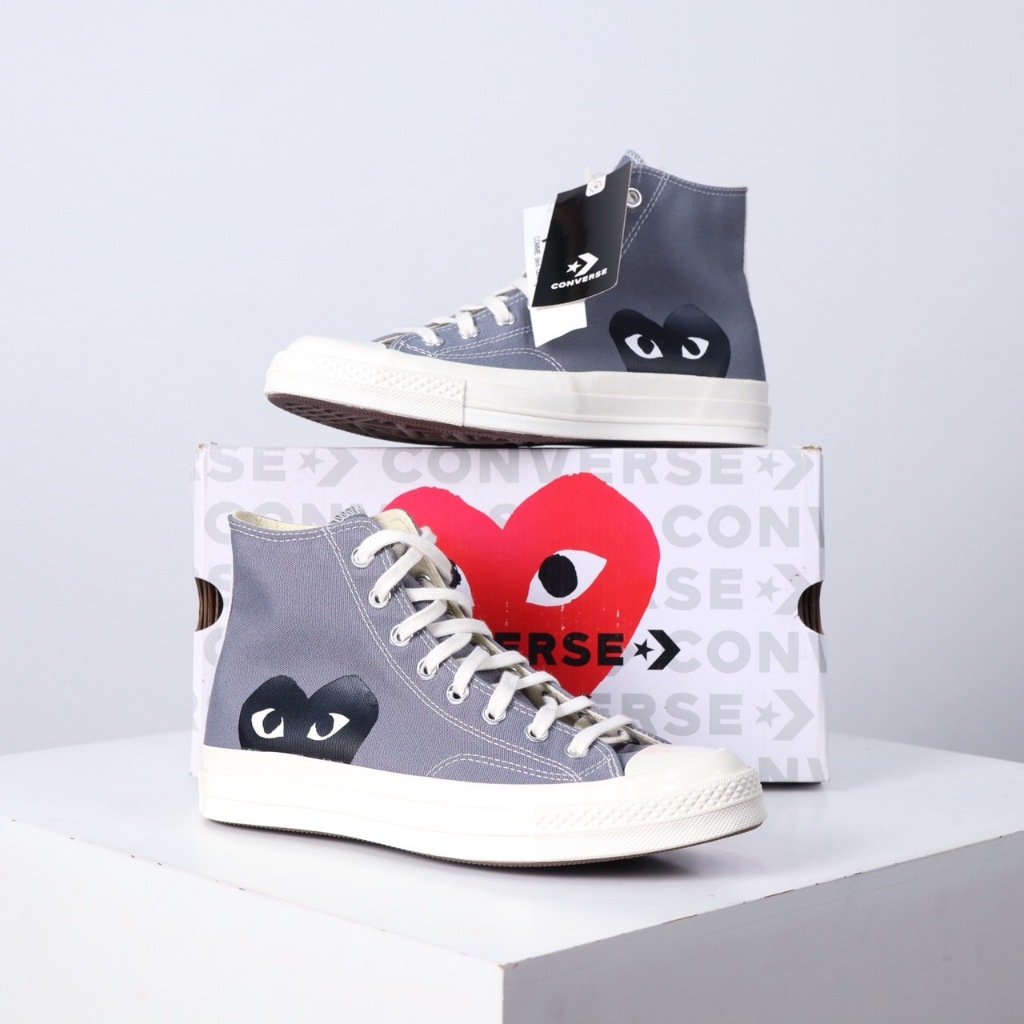 รองเท้า CONVERSE x PLAY CDG ของแท้ 100% สภาพใหม่ Premium [CONVERSE x PLAY CDG 42 EU / 27 CM] | MOPOK