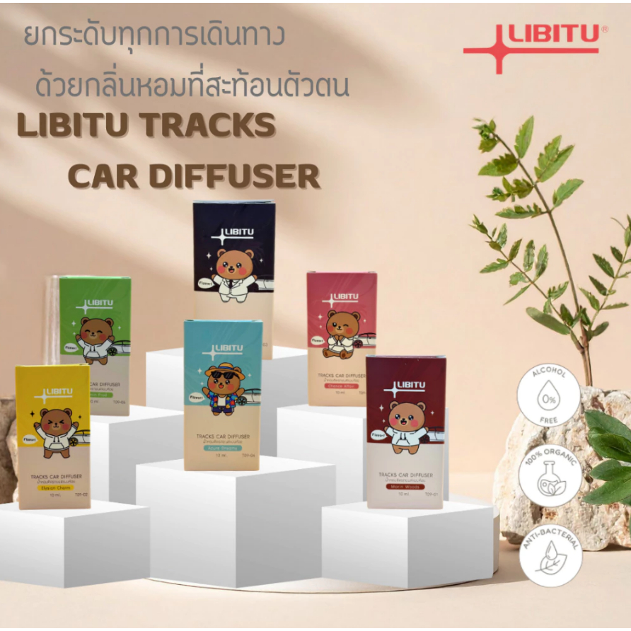 LIBITU T09 น้ำหอมในรถยนต์ ปรับอากาศรถยนต์ หอมติดทนนาน