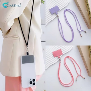 สายเชือกคล้องโทรศัพท์มือถือ ป้องกันการสูญหาย -cross Body Phone Case Lanyard No-hole Lanyard สายคล้องคอโทรศัพท์แบบปรับได้