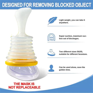 VBELLใหม่! อุปกรณ์กันสำลัก อย.ไทย ใช้ได้จริง Choke Suction Device ครบชุด เด็กเล็ก ผู้ใหญ่ กู้ภัยช่วยอาหารติดคอ หลอดลม
