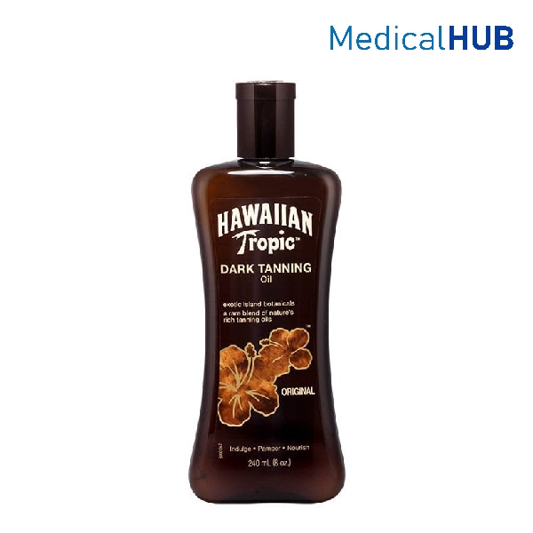 HAWAIIAN TROPIC Dark Tanning Oil 240 ML ฮาวายเอี้ยน ดาร์ก แทนนิ่ง ออยล์ 12737