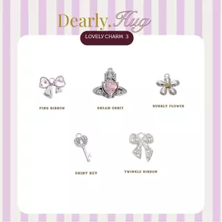 Dearly.Hug - Lovely Charm 3 จี้ สำหรับตกแต่งเครื่องประดับ