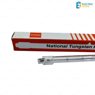 [กล่อง 10 ดวง] หลอดไอโอดีน Nationai หลอดทังสเตน ฮาโลเจน 1500W ไฟสีเหลืองนวล ใช้คู่กับโคมไอโอดีนสปอร์ตไลท์ (ได้ทุกรุ่น)