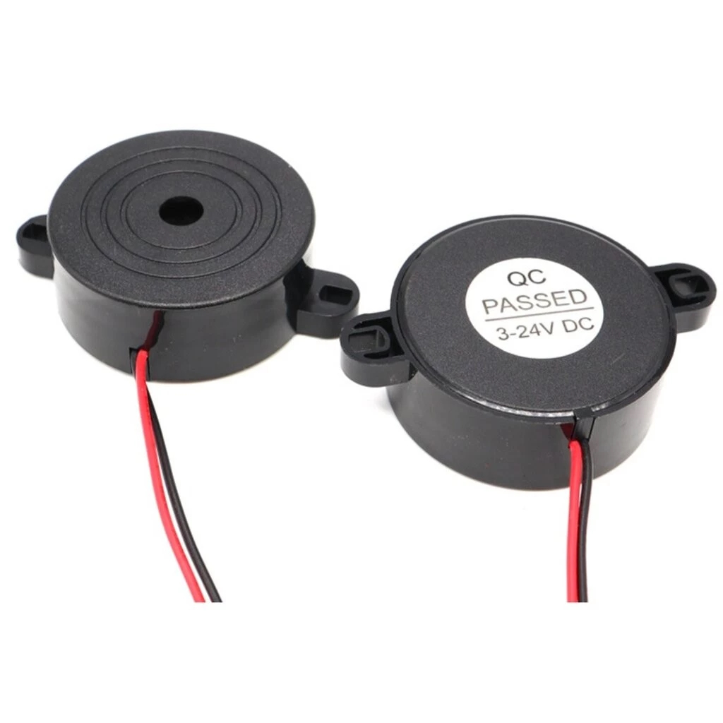 BZ-4216 สีดำ DC3-24V Active Buzzer Electronics บัซเซอร์ ออด สัญญาณเสียงเตือน เสียงดังยาวต่อเนื่อง 90dB 3-24VDC