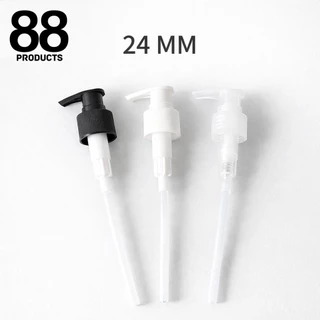 หัวปั๊มขวด หัวกดปั๊มพลาสติก สีขาว / สีดำ คอ 24 28mm สำหรับขวดโลชั่น ขวดแชมพู หัวปั๊มขวดน้ำยา 88 PRODUCTS