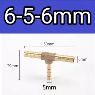 ข้อต่อแปลงสาย3ทางทองเหลือง ข้อต่อแปลงสาย