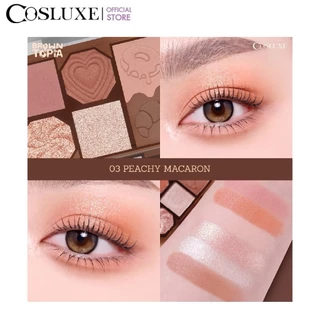 Cosluxe – Brown Topia Eye Palette พาเลตต์อายแชโดว์โทนสีน้ำตาล-หวาน ให้ลุคธรรมชาติ แต่งได้ทุกวัน 👁️✨